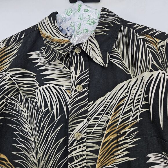 Cooke Street Shirt Mens Medium Fronds Hawaiian Short Sleeve Button Up Summer M - Picture 2 of 10